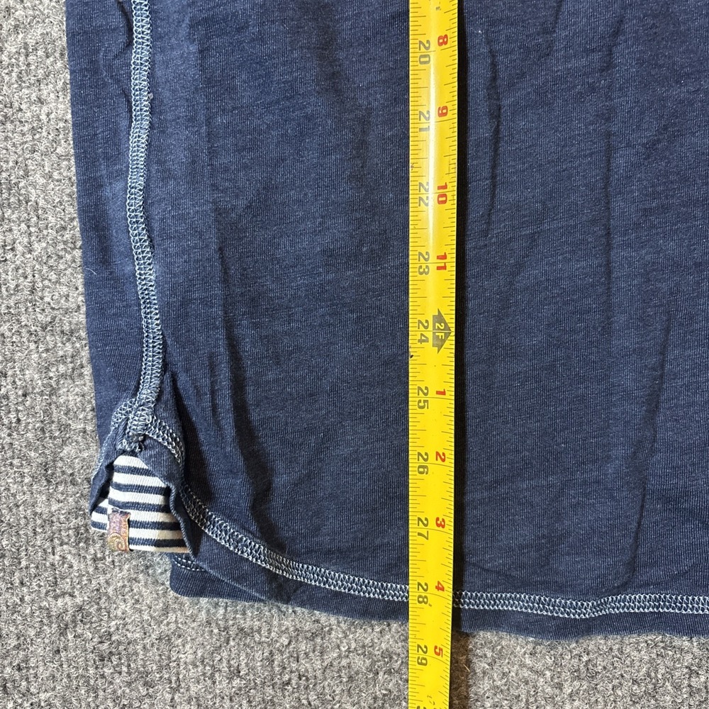 Robert Graham Navy 100% Cotton Crew Neck Long Sleeve Pullover Size Large - Picture 5 of 6